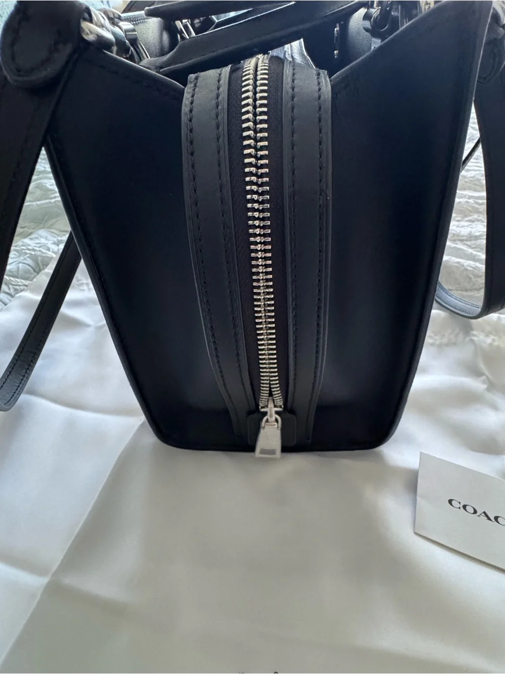 NWOT Coach Rogue 25 Black Crystal